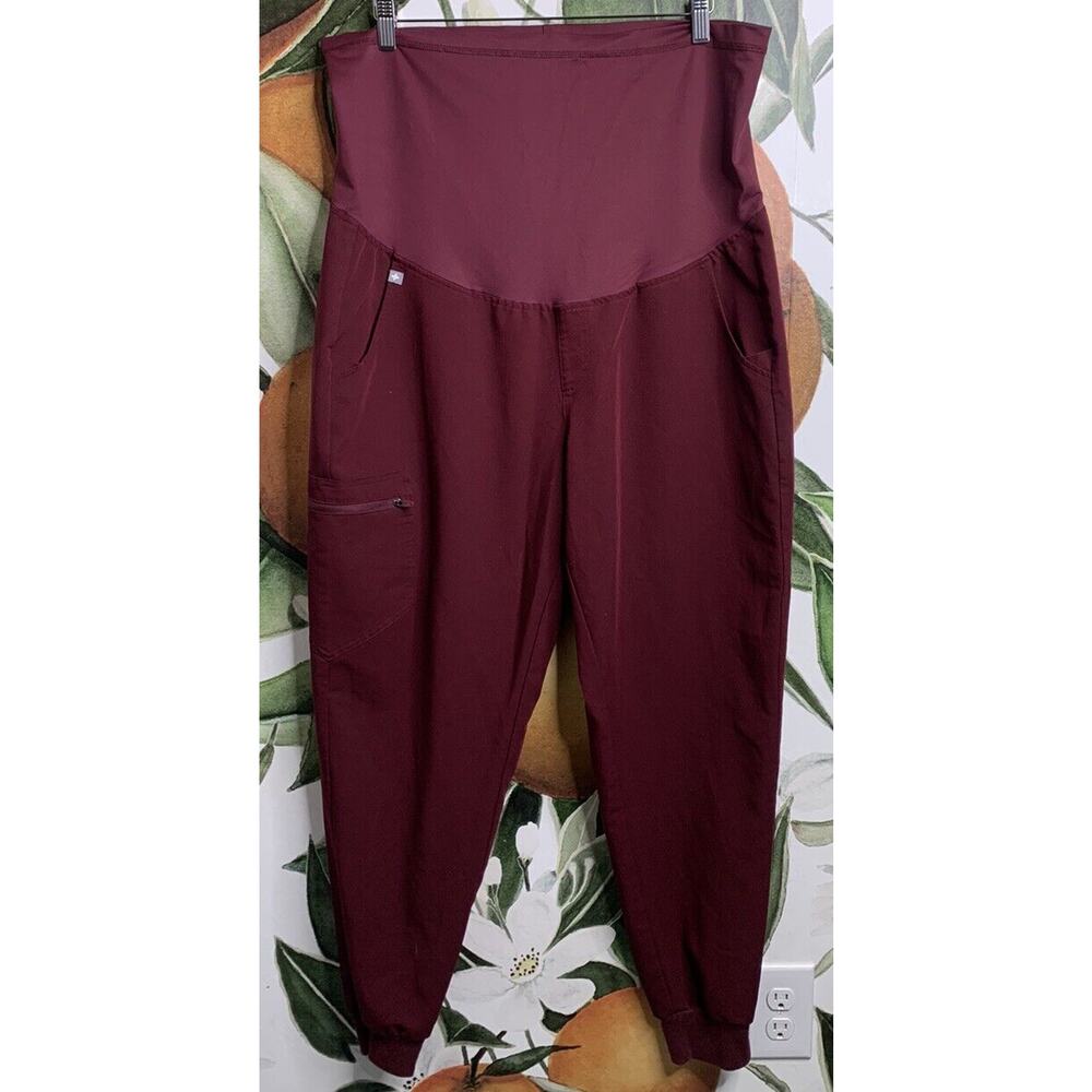 Figs Women's Joggers in Deep Burgundy